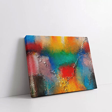 Renkli Hayal Kırıklığı Kanvas Tablo