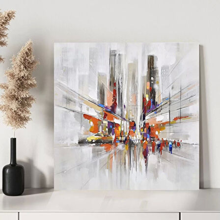 Şehir Senfonisi Kanvas Tablo