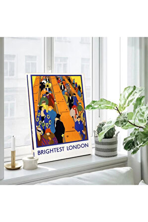 Renk Cümbüşü Londra Kanvas Tablo
