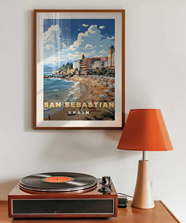 Çerçevesiz Poster San Sebastian'ın Sahil Büyüsü
