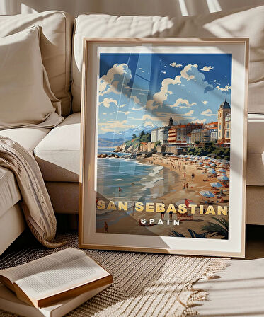 Çerçevesiz Poster San Sebastian'ın Sahil Büyüsü