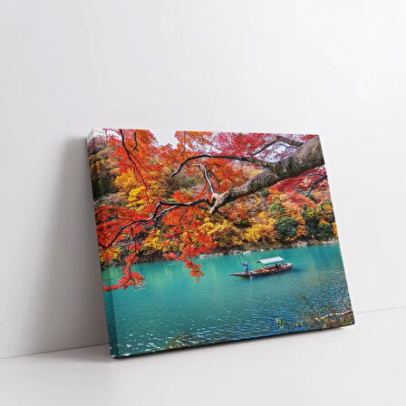 Sonbaharın Ahenki Kanvas Tablo