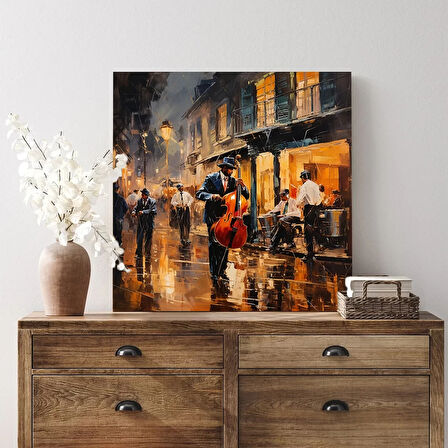 Klasik Akşam Kanvas Tablo