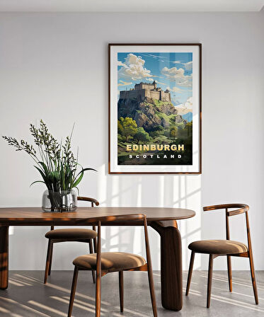 Çerçevesiz Poster Edinburgh Manzarası