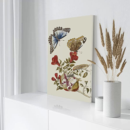 Uçan Kelebek Kanvas Tablo