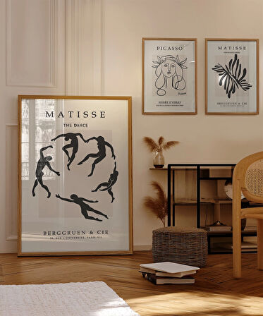Çerçevesiz Poster Sanat Tarihinden İlham 3'lü
