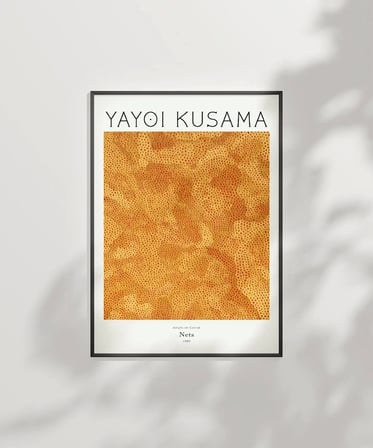 Çerçevesiz Poster Yayoi Kusama Ağlar