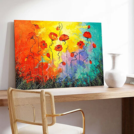 Gelincik Bahçesi Kanvas Tablo