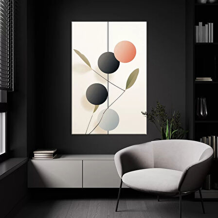 Renkli Daireler Kanvas Tablo