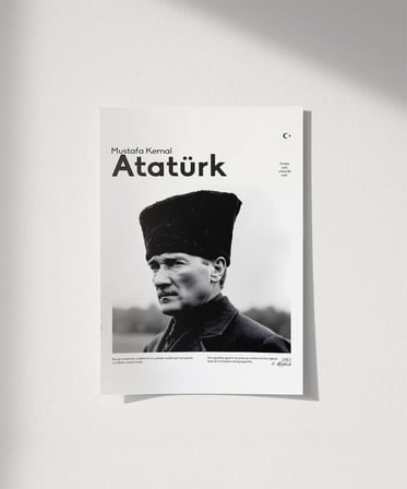 Çerçevesiz Poster Muasır Medeniyet Seviyesi