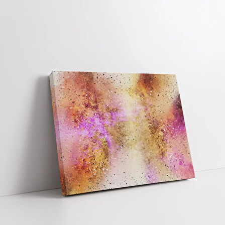 Altın Şelale Kanvas Tablo