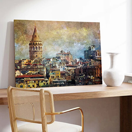 Tarihi Şehrin Panoraması Kanvas Tablo