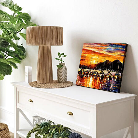 Gün Batımında Yansımalar Kanvas Tablo