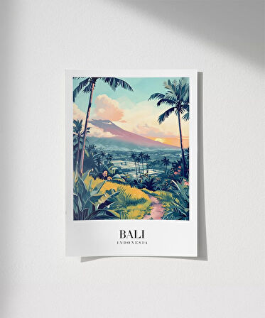 Çerçevesiz Poster Bali'nin Doğal Büyüsü
