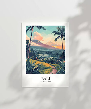 Çerçevesiz Poster Bali'nin Doğal Büyüsü