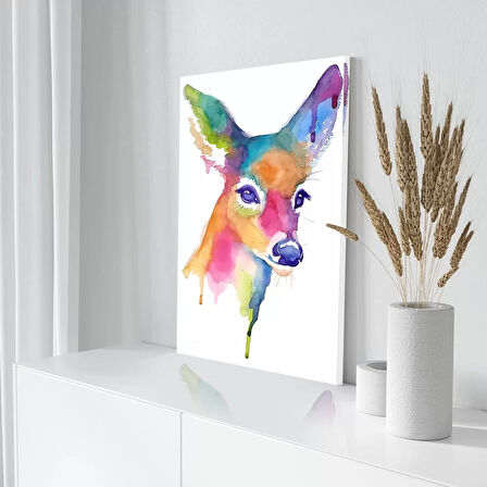 Renkli Ceylan Kanvas Tablo