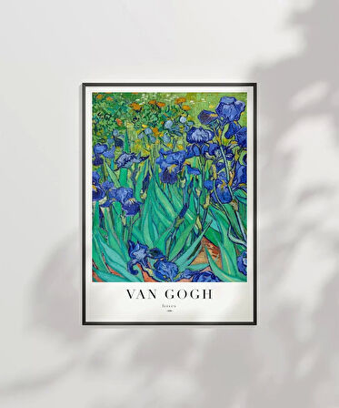 Çerçevesiz Poster Van Gogh Irıses No 1