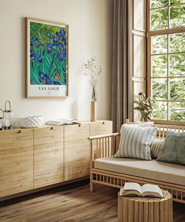 Çerçevesiz Poster Van Gogh Irıses No 1