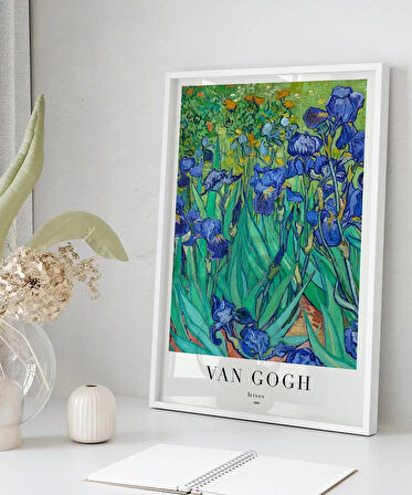 Çerçevesiz Poster Van Gogh Irıses No 1