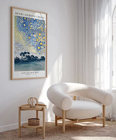 Çerçevesiz Poster Henri-Edmond Cross Yıldızlarla Dolu Manzara