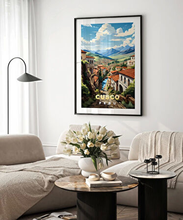Çerçevesiz Poster And Dağlarının Kalbinde Cusco