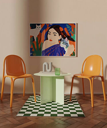 Çerçevesiz Poster oğanın ve Sevgilerin Uyumu