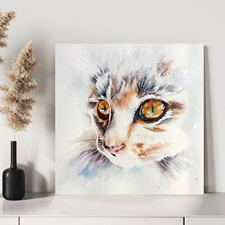 Sevimli Kedi Kanvas Tablo