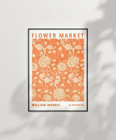 Çerçevesiz Poster William Morris Flower Market