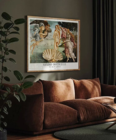 Çerçevesiz Poster Sandro Botticelli Venüs'ün Doğuşu 2
