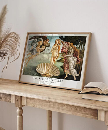 Çerçevesiz Poster Sandro Botticelli Venüs'ün Doğuşu 2