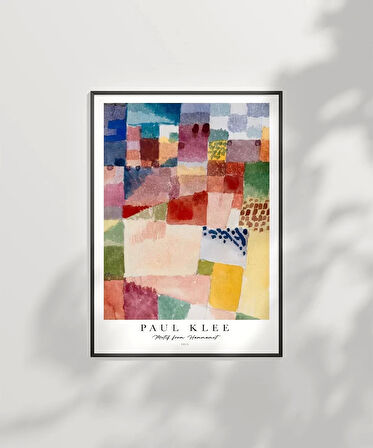 Çerçevesiz Poster Paul Klee Hammamet Motifi