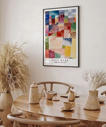 Çerçevesiz Poster Paul Klee Hammamet Motifi
