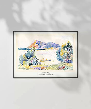 Çerçevesiz Poster Henri-Edmond Cross Cap Negre