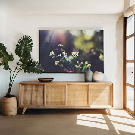 Dallardaki Papatya Kanvas Tablo