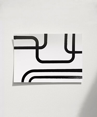Çerçevesiz Poster Orta Çağ Modern Sanat