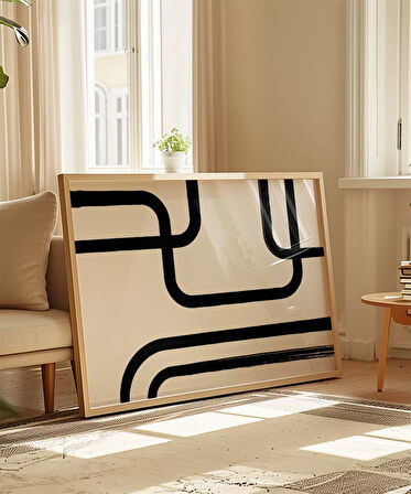 Çerçevesiz Poster Orta Çağ Modern Sanat