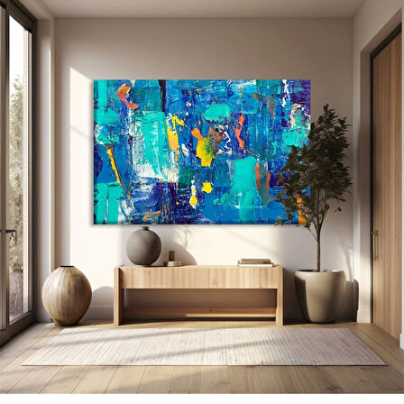 Mavi Rüya Dalgaları Kanvas Tablo