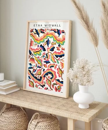 Çerçevesiz Poster Etna Wiswall Kolka