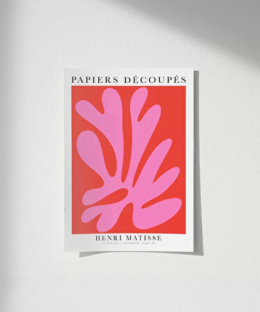 Çerçevesiz Poster Matisse Papiers Découpés No 1