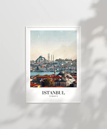 Çerçevesiz Poster Timeless Istanbul Skyline
