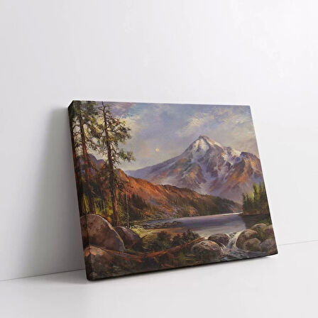 Dağlık Manzara Kanvas Tablo