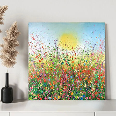 Bahar Çiçeği Yağmuru Kanvas Tablo