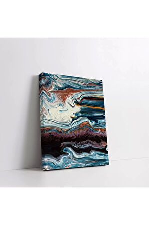 Mermerin Akışı Kanvas Tablo
