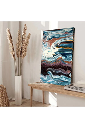 Mermerin Akışı Kanvas Tablo