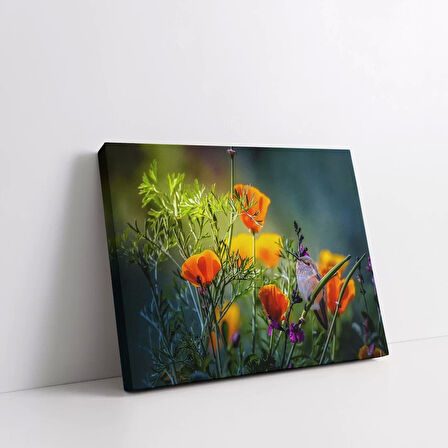 Sarı Laleler Tarlası Kanvas Tablo