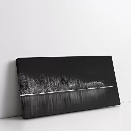 Yansımalı Gölet Kanvas Tablo