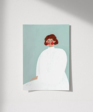 Çerçevesiz Poster Serene Portrait