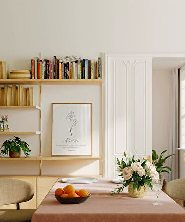 Çerçevesiz Poster Patience Temalı Minimalist
