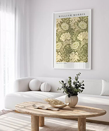 Çerçevesiz Poster William Morris Kasımpatı Deseni
