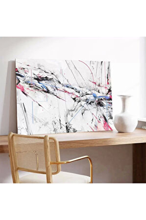 Modern Çizgilerin Zarafeti Kanvas Tablo